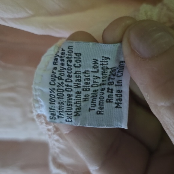 JOHNNY WAS Oversived Hi-Lo Romantic Feminine Boho Top Size XS RUNS LARGE - Picture 7 of 7